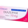 Diazepam, first marketed as Valium, is a medicine of the benzodiazepine family that acts as an anxiolytic. It is commonly used to treat a range of conditions, including anxiety