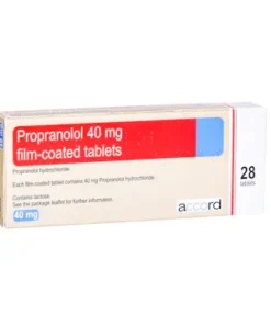 Propranolol (Propranolol hydrochloride) 10mg/ 40mg